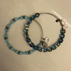 2️⃣ Alex & Ani Blue Bracelets